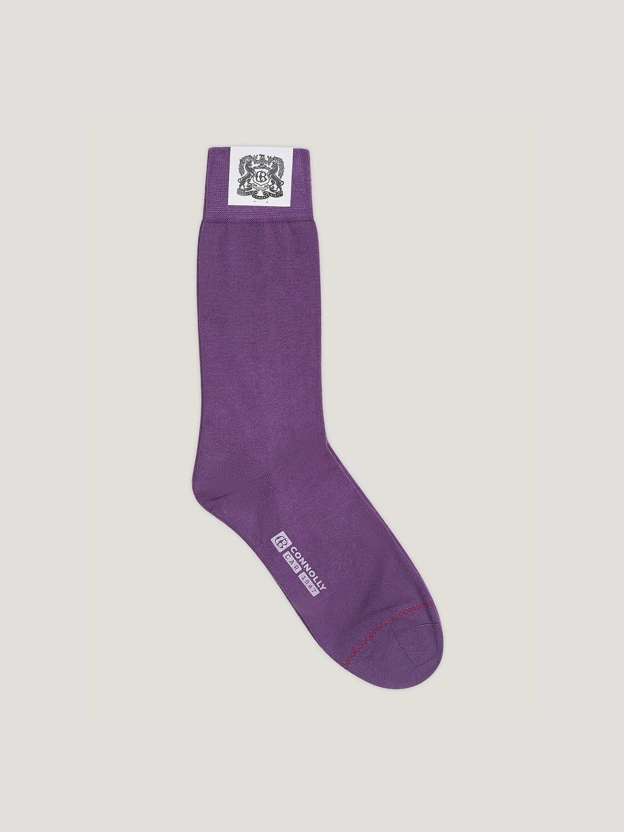 Purple Cashmere And Silk Socks