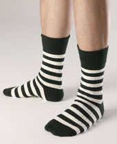 Retro Striped Cotton Socks