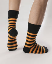 Retro Striped Cotton Socks