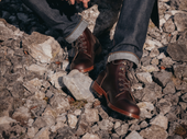 The MATLOCK Service Boot - Horween Dark Brown Leather