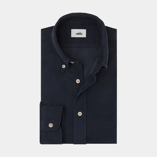 The Corduroy Shirt | Midnight Blue