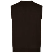 Merino Wool Sleeveless Cardigan
