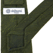 Shantung Grenadine Bespoke Tie Green