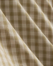 Washed Poplin Shirt | Aged Brass Plaid