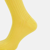 Charteuese Lemon Mid Length Socks