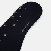 Midnight Patterned Mid Length Socks