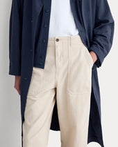 Relaxed Herringbone Fatigue Pants | Peyote