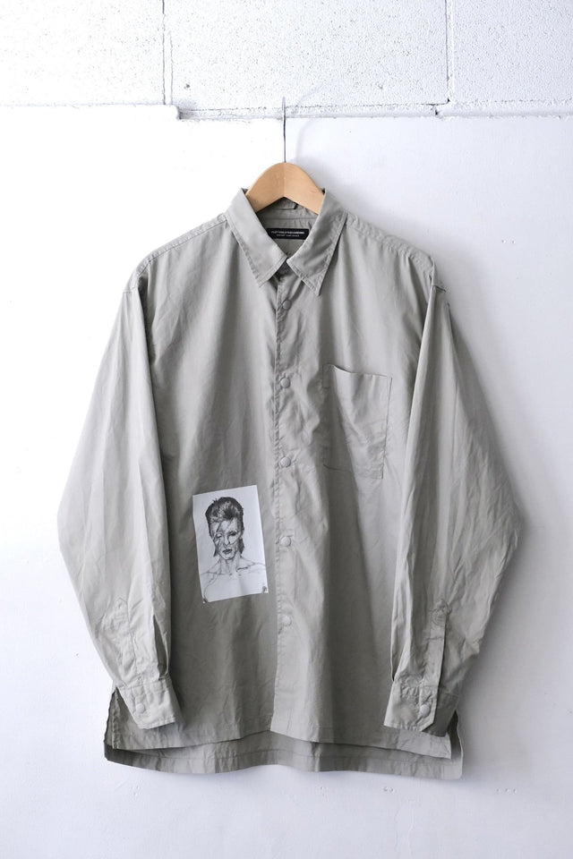 FSB Snap Button Shirt 'star man' Middle Gray,Black,White | Directors Web Shop powered by BASE