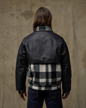 Mackinaw Wool Caped Jacket Plaid