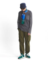 Silk Scarf Green Brown Blue