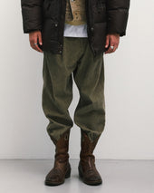 Double Pleats Comfy Pants Corduroy