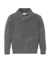 Vintage Cotton Shawl Neck Sweater