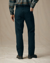 Dry Tin Cloth 5-pocket Pants - Blue Mussel