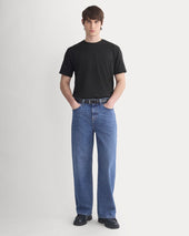 Archive Standard-Fit Cotton Crew | Black