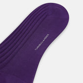 Purple Mid Length Socks