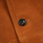 Suede French Car Coat