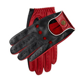 Men S Touchscreen Three Colour Leather Driving Gloves