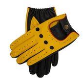 Men S Touchscreen Three Colour Leather Driving Gloves