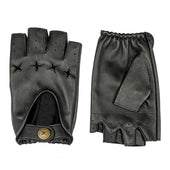 Men’s The Suited Racer Fingerless Water-Resistant Leather Driving Gloves