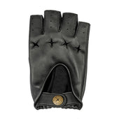 Men’s The Suited Racer Fingerless Water-Resistant Leather Driving Gloves