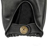 Men’s The Suited Racer Fingerless Water-Resistant Leather Driving Gloves