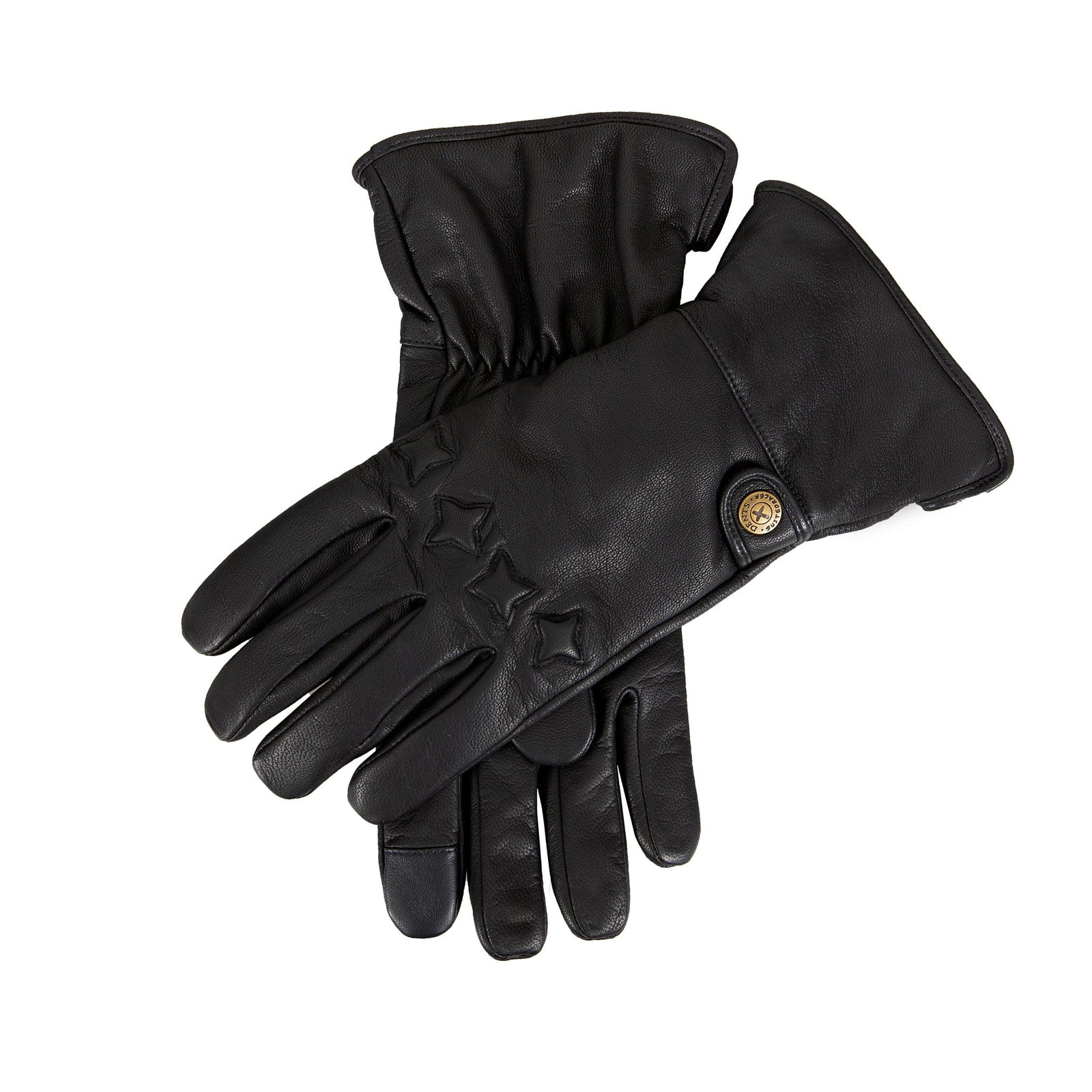 Men S The Suited Racer Touchscreen Water Resistant Wool Lined Goatskin Leather Gauntlet Gloves
