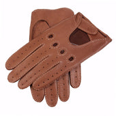 Men S Handsewn Deerskin Leather Driving Gloves
