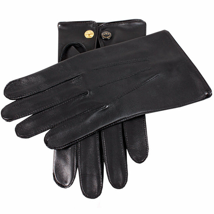 Men S Three Point Leather Officer S Gloves