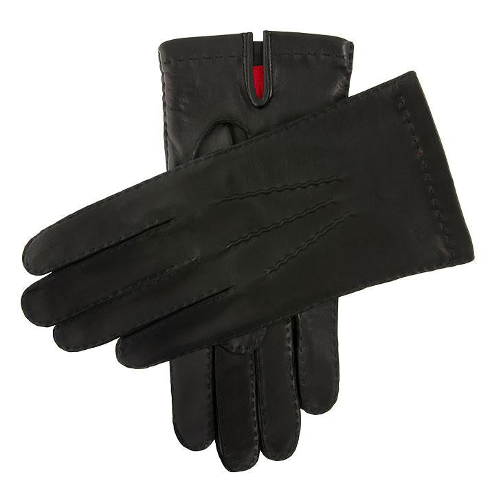 Men S Handsewn Three Point Silk Lined Leather Gloves
