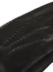 Men S Handsewn Three Point Silk Lined Leather Gloves