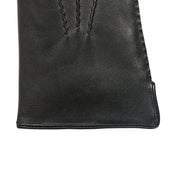 Men S Handsewn Three Point Fur Lined Leather Gloves