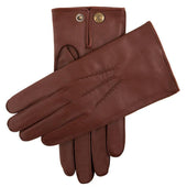 Men S Three Point Red Cashmere Lined Leather Gloves