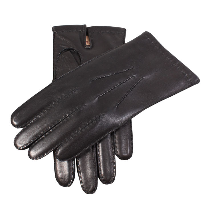 Men S Handsewn Three Point Cashmere Lined Leather Gloves