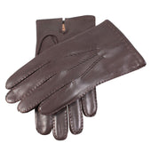 Men S Handsewn Three Point Cashmere Lined Leather Gloves