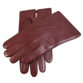 Men S Handsewn Three Point Cashmere Lined Leather Gloves