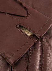 Men S Handsewn Three Point Cashmere Lined Leather Gloves