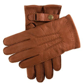 Men S Handsewn Three Point Cashmere Lined Deerskin Leather Gloves