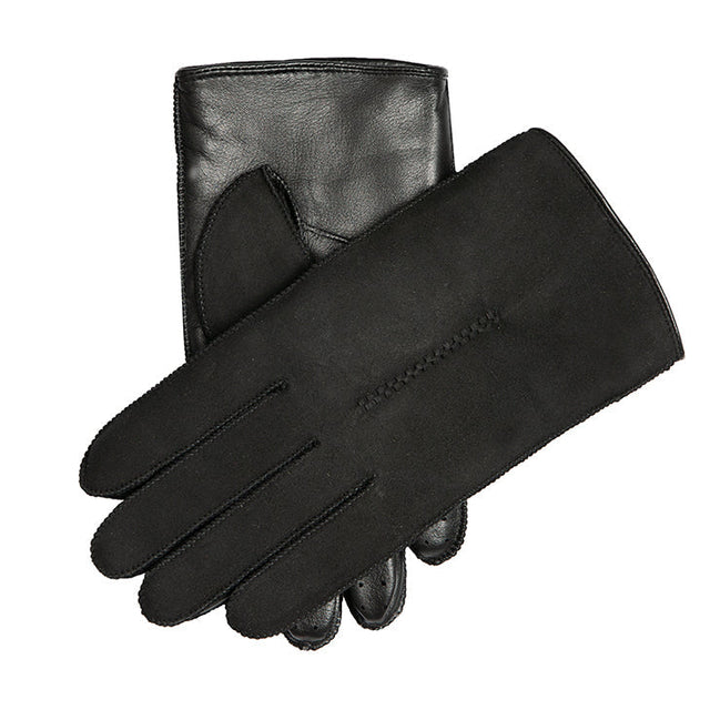 Men’s Touchscreen Single-Point Leather and Sheepskin Gloves