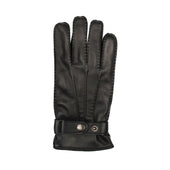 Men S Handsewn Three Point Wool And Cashmere Blend Lined Leather Gloves
