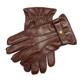 Men S Handsewn Three Point Wool And Cashmere Blend Lined Leather Gloves