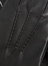 Men S Three Point Lined Leather Gloves
