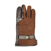 Men S Water Resistant Thinsulate Lined Imitation Deerskin Leather Gloves With Waxed Cotton