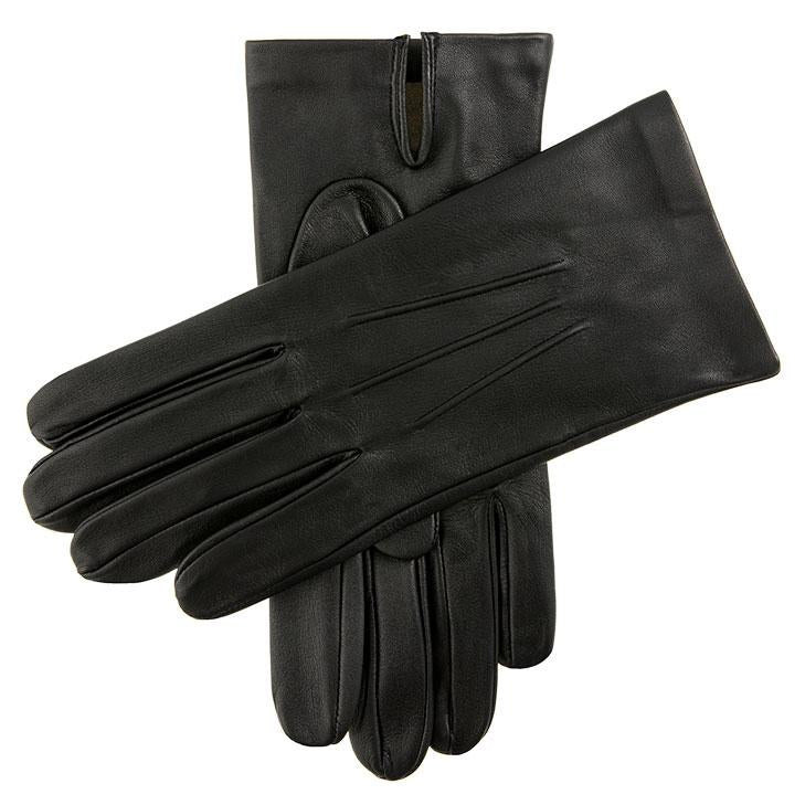 Men S Three Point Silk Lined Leather Gloves