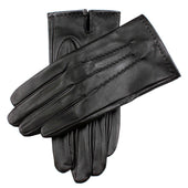 Men's Touchscreen Three-Point Fleece-Lined Leather Gloves