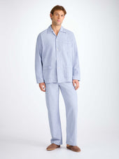 Men S Classic Fit Pajamas Arran 24 Brushed Cotton