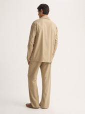 Men S Classic Fit Pajamas Kelburn Brushed Cotton Light Herringbone