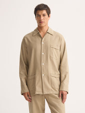 Men S Classic Fit Pajamas Kelburn Brushed Cotton Light Herringbone