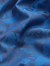 Men S Classic Fit Pajamas Cotton Jacquard Blue Camo Rose Weave