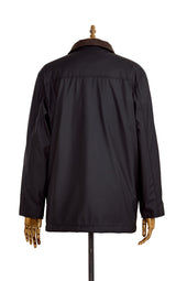 Morfield Rubber Effect Jacket With Moon Fabric Trim