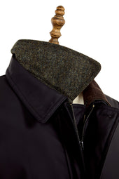 Morfield Rubber Effect Jacket With Moon Fabric Trim
